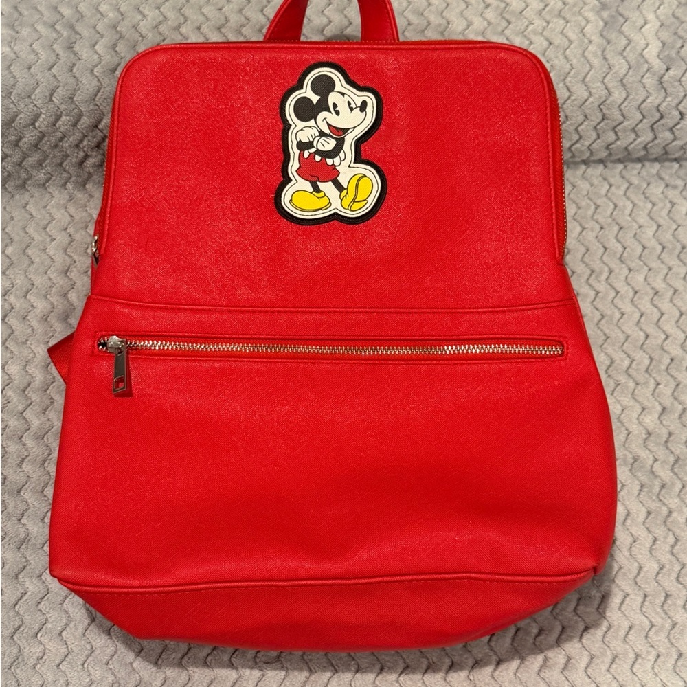 Mickey Mouse Disney Store Exclusive Red Backpack Purse Tote Bag